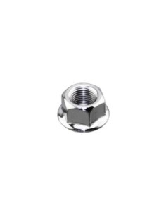 Hub Axle Nut Rear 10x1mm Chrome.